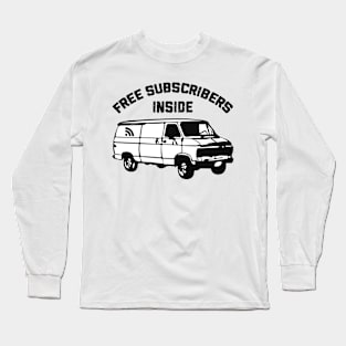 Free Subscribers Inside Long Sleeve T-Shirt